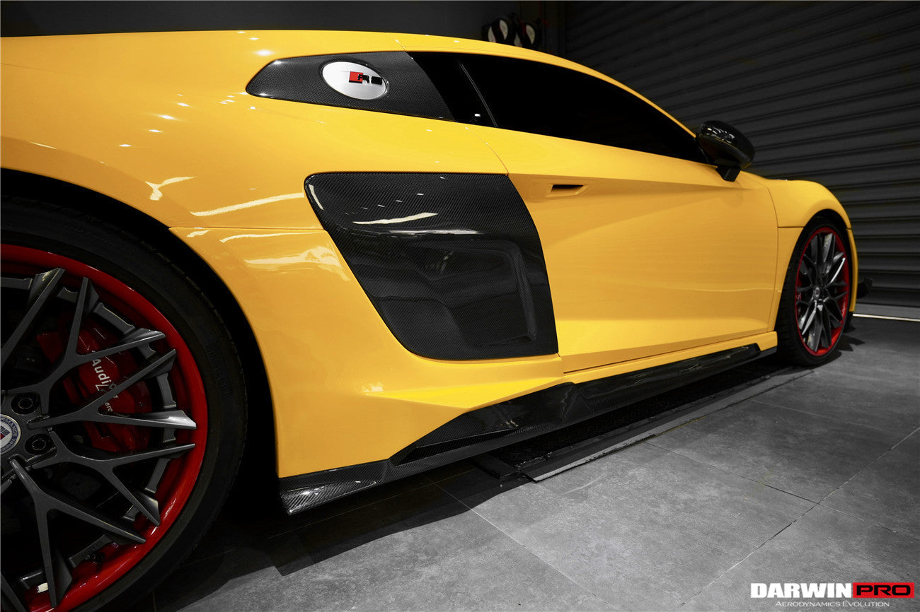 2016-2023 Audi R8 Coupe/Spyder iMPII Carbon Fiber Side Door Panel Blades - DarwinPRO Aerodynamics