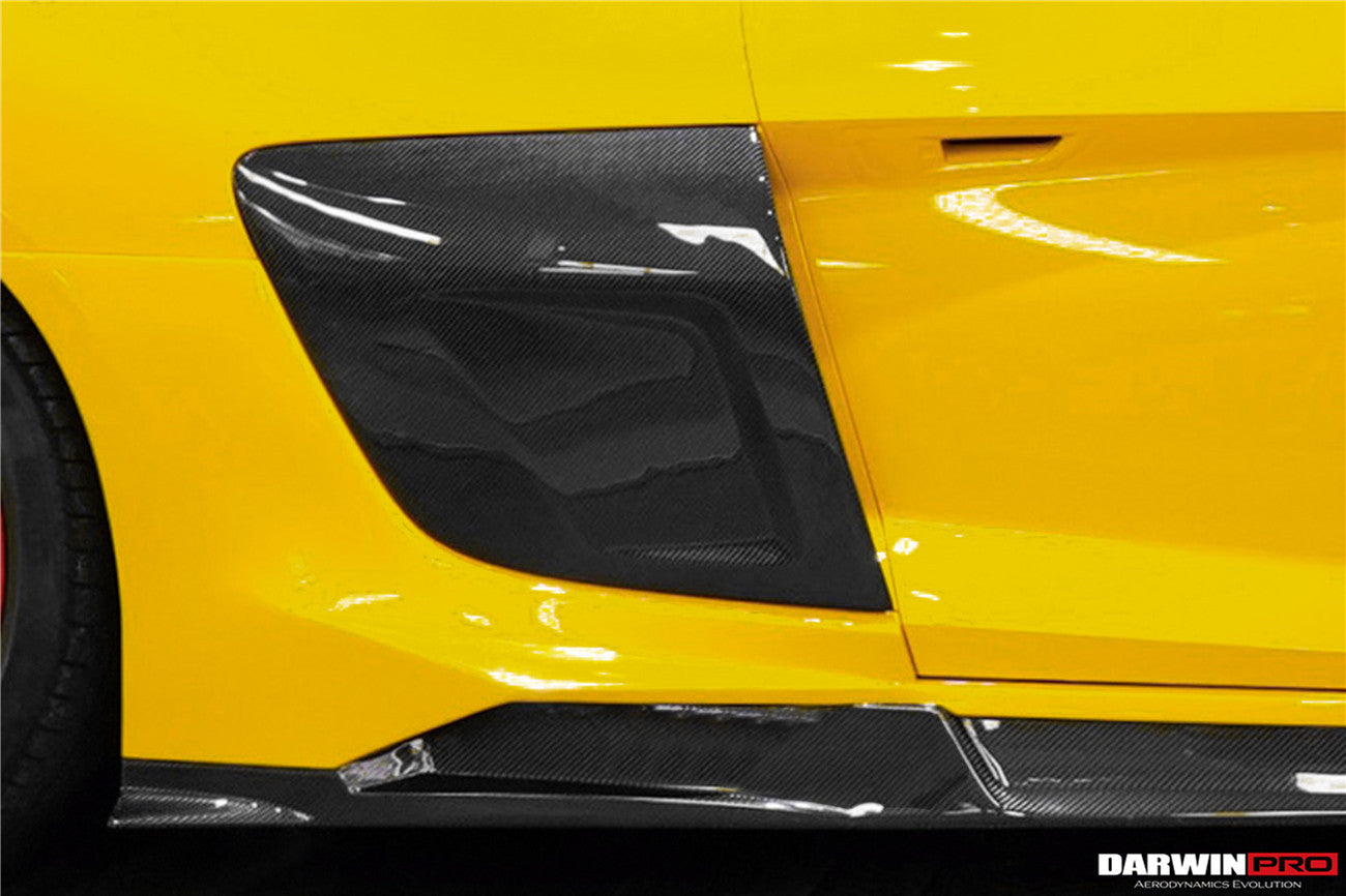 2016-2023 Audi R8 Coupe/Spyder iMPII Carbon Fiber Side Door Panel Blades - DarwinPRO Aerodynamics