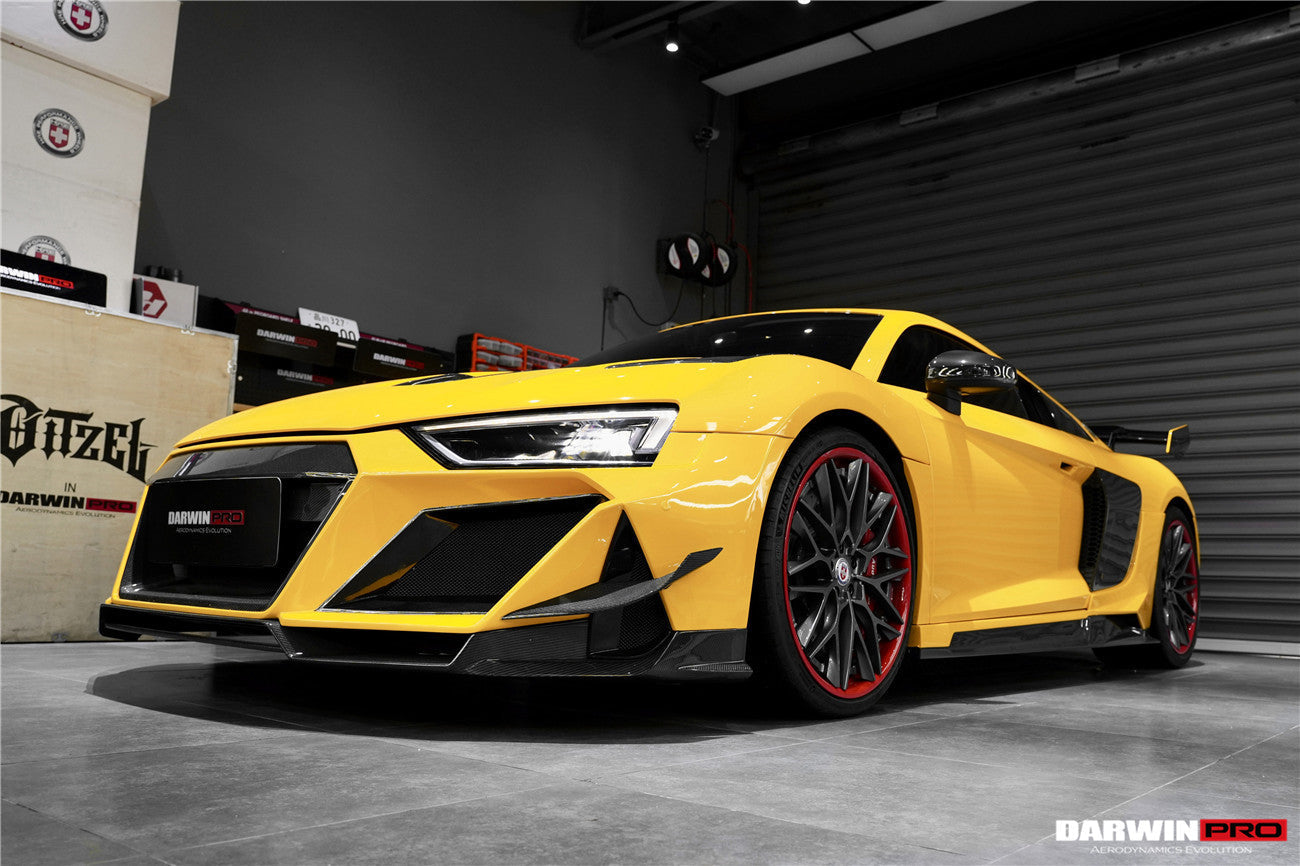 2016-2018 Audi R8 Coupe/Spyder iMPII Carbon Fiber Side Skirts Add on - DarwinPRO Aerodynamics