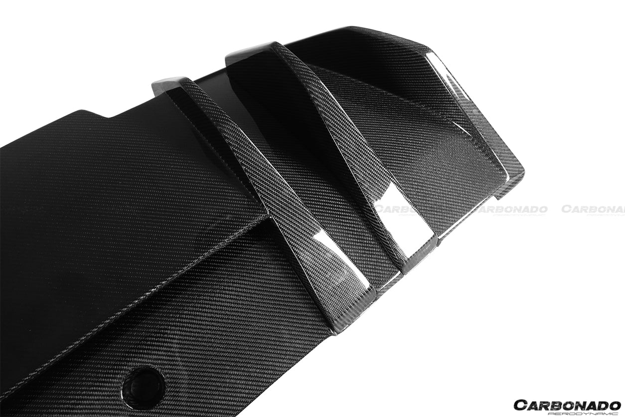 2016-2019 Audi R8 Coupe/Spyder VRS Style Carbon Fiber Rear Diffuser - Carbonado