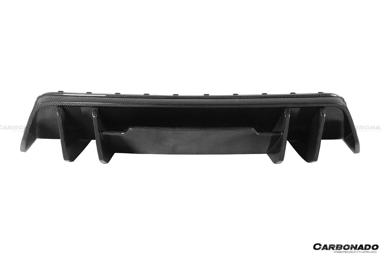 2016-2019 Audi R8 Coupe/Spyder VRS Style Carbon Fiber Rear Diffuser - Carbonado