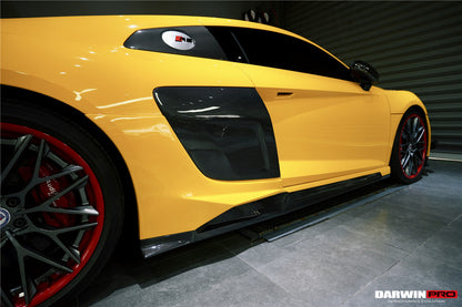 2016-2023 Audi R8 Coupe/Spyder iMPII Carbon Fiber Side Door Panel Blades - DarwinPRO Aerodynamics