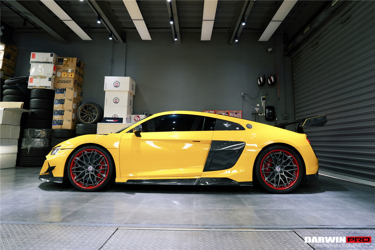 2016-2023 Audi R8 Coupe/Spyder iMPII Carbon Fiber Side Door Panel Blades - DarwinPRO Aerodynamics