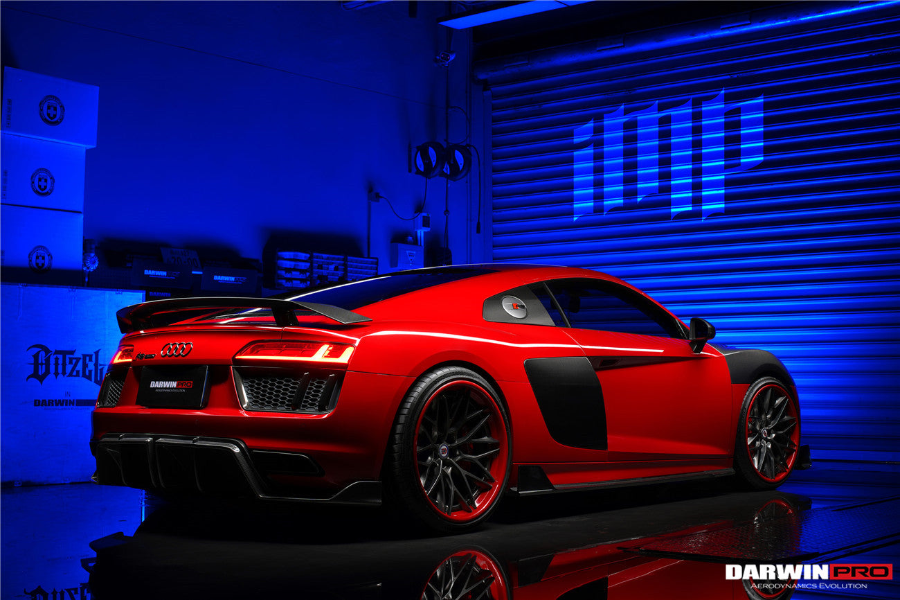 2016-2023 Audi R8 GEN2/GEN3 Coupe ONLY GT Style Carbon Fiber Trunk Wing - DarwinPRO Aerodynamics