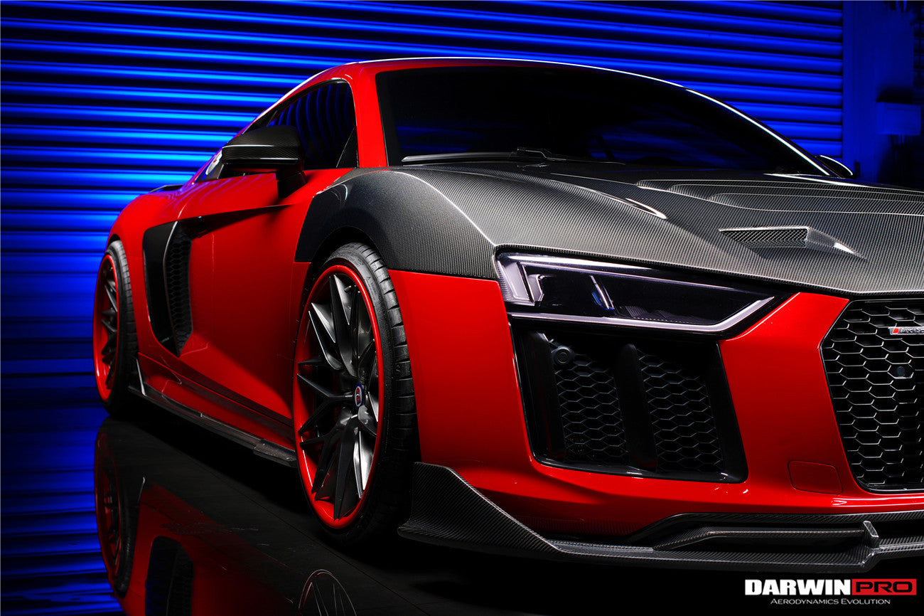 2016-2023 Audi R8 Coupe/Spyder iMP Performance Carbon Fiber Hood - DarwinPRO Aerodynamics