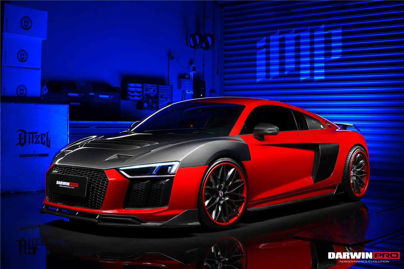 2016-2018 Audi R8 Coupe iMP Performance Carbon Fiber Side Skirts Under Board - DarwinPRO Aerodynamics