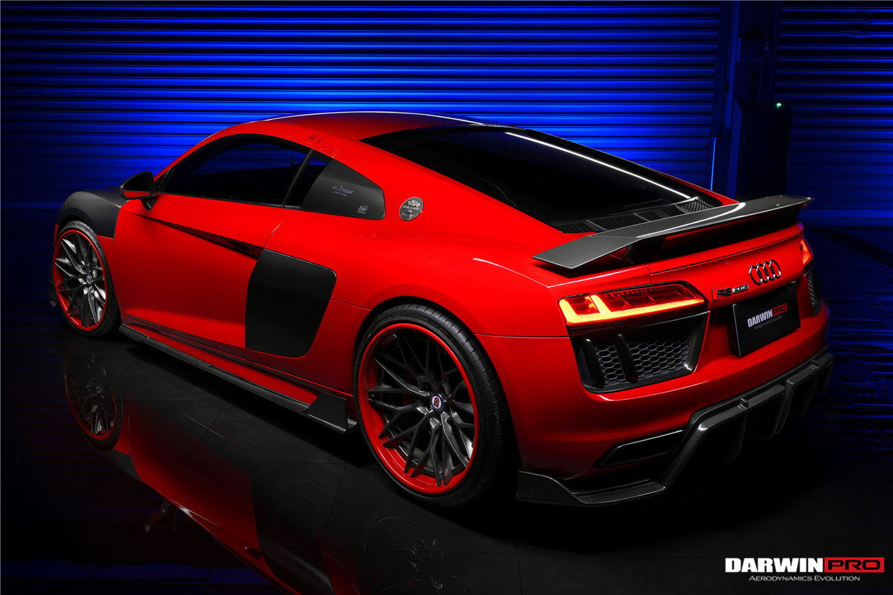 2016-2023 Audi R8 Coupe/Spyder iMPII Carbon Fiber Side Door Panel Blades - DarwinPRO Aerodynamics