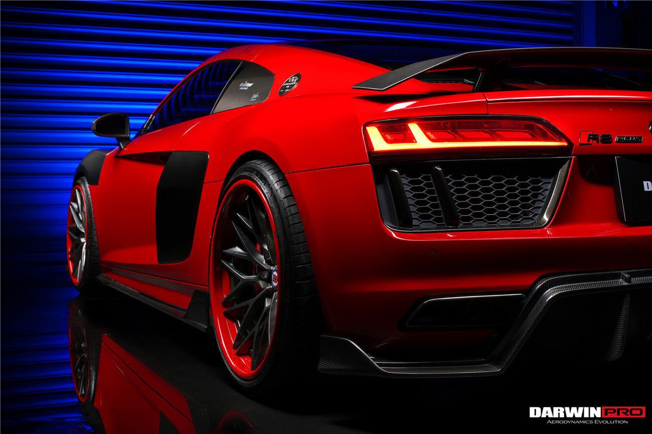 2016-2023 Audi R8 GEN2/GEN3 Coupe ONLY GT Style Carbon Fiber Trunk Wing - DarwinPRO Aerodynamics