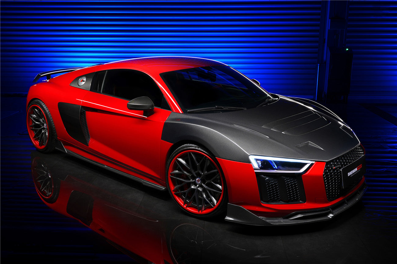 2016-2018 Audi R8 Coupe iMP Performance Carbon Fiber Side Skirts Under Board - DarwinPRO Aerodynamics