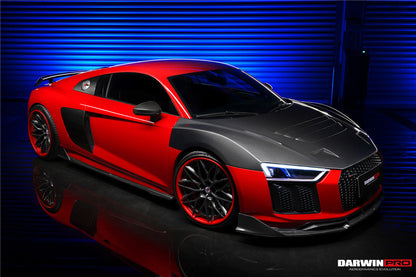 2016-2018 Audi R8 Coupe/Spyder iMP Performance Carbon Fiber Front Lip - DarwinPRO Aerodynamics