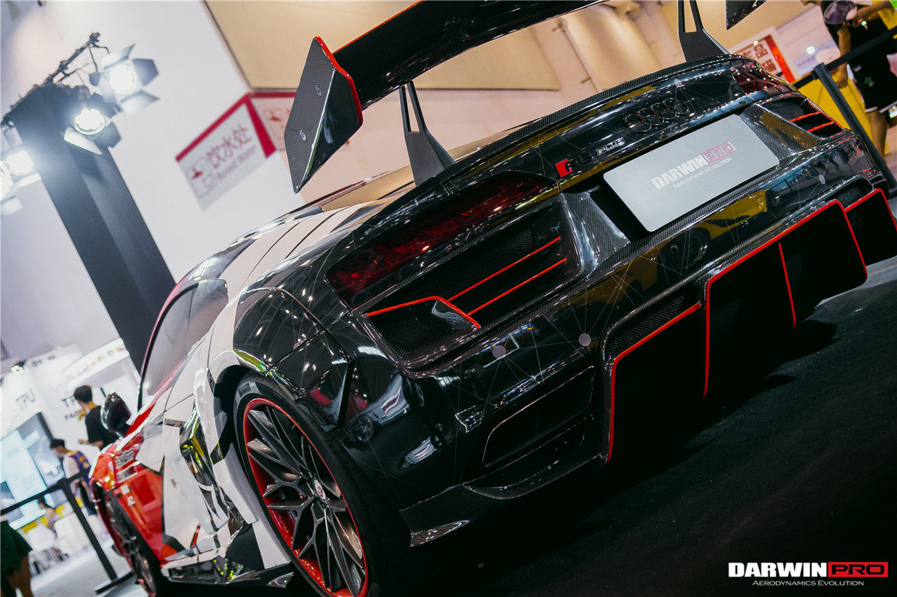2016-2018 Audi R8 Coupe/Spyder IMPII Part Carbon Fiber Rear Bumper - DarwinPRO Aerodynamics