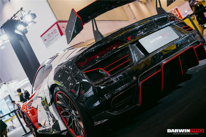 2016-2018 Audi R8 Coupe/Spyder IMPII Part Carbon Fiber Rear Bumper - DarwinPRO Aerodynamics