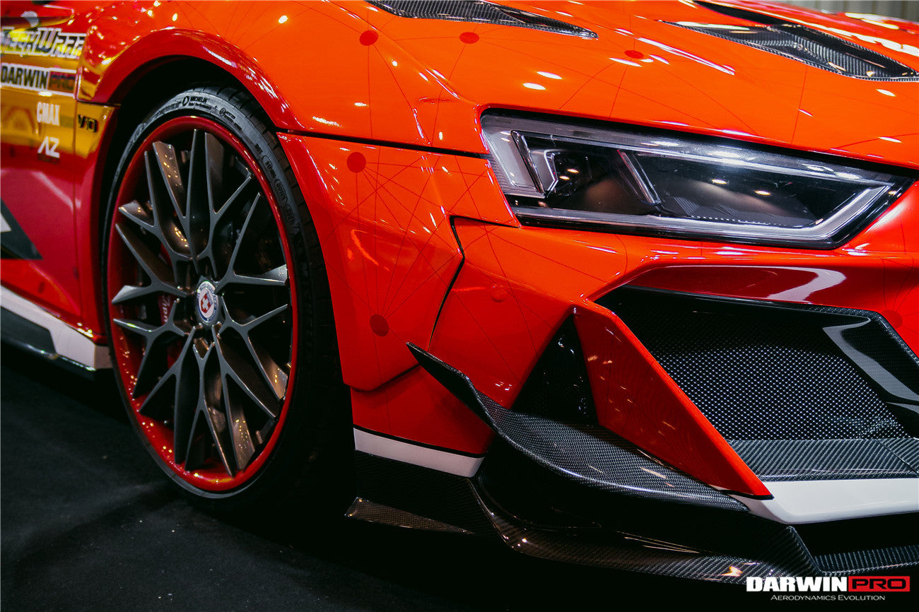 2016-2018 Audi R8 Coupe/Spyder IMPII Part Carbon Fiber Front Bumper - DarwinPRO Aerodynamics