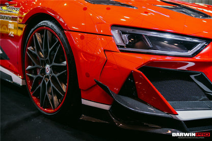2016-2018 Audi R8 Coupe/Spyder IMPII Part Carbon Fiber Front Bumper - DarwinPRO Aerodynamics