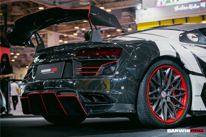 2016-2023 Audi R8 GEN2/GEN3 Coupe ONLY IMPII Carbon Fiber Trunk Wing - DarwinPRO Aerodynamics