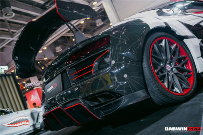2016-2018 Audi R8 Coupe/Spyder IMPII Part Carbon Fiber Rear Bumper - DarwinPRO Aerodynamics