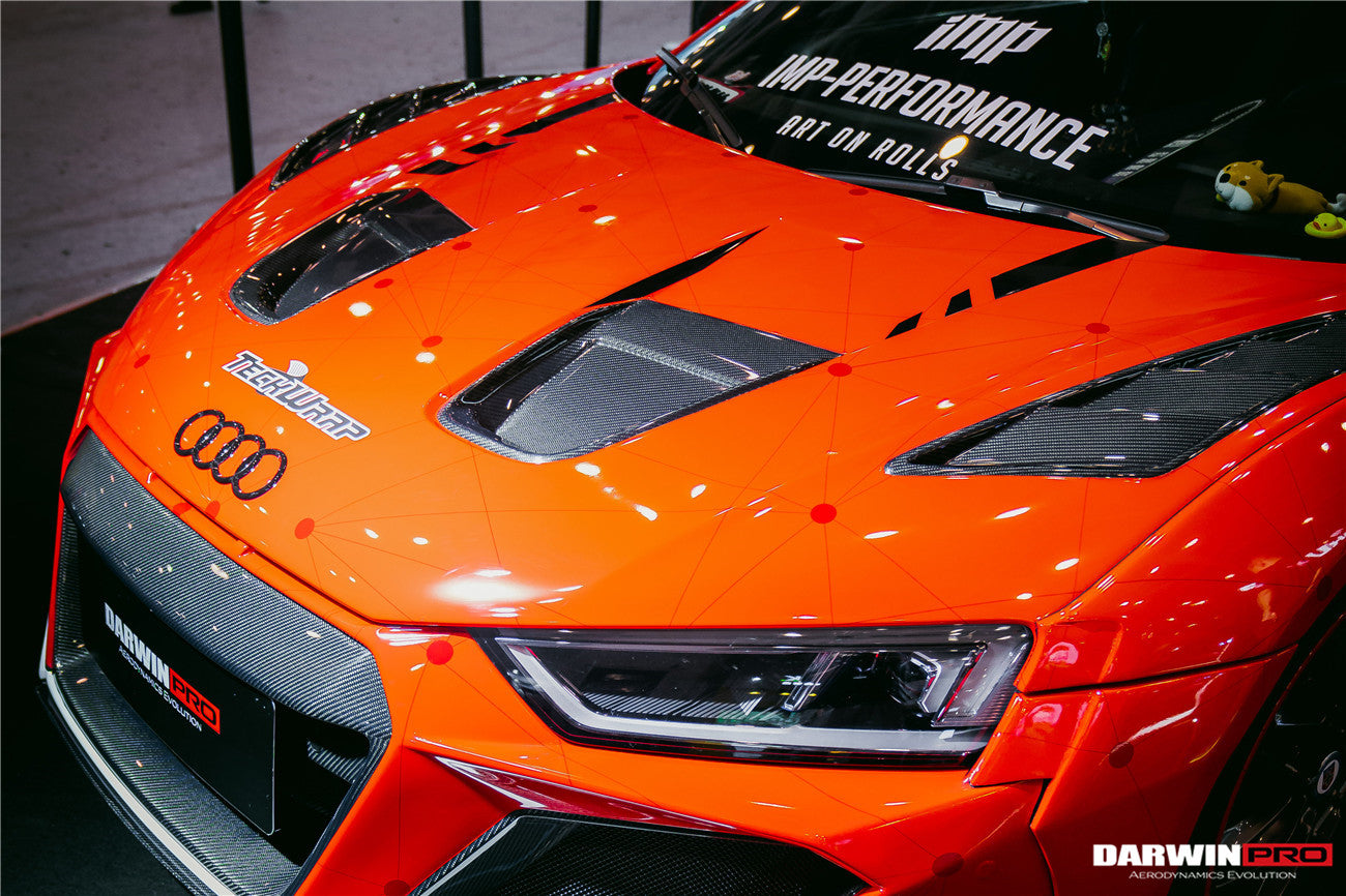 2016-2023 Audi R8 Coupe/Spyder IMPII Carbon Fiber Hood - DarwinPRO Aerodynamics