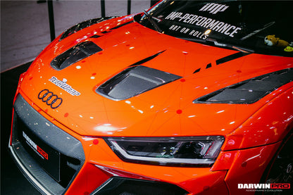 2016-2023 Audi R8 Coupe/Spyder IMPII Carbon Fiber Hood - DarwinPRO Aerodynamics
