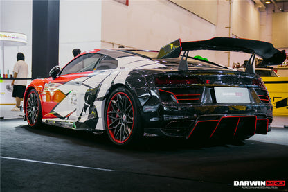2016-2018 Audi R8 Coupe/Spyder IMPII Part Carbon Fiber Rear Bumper - DarwinPRO Aerodynamics