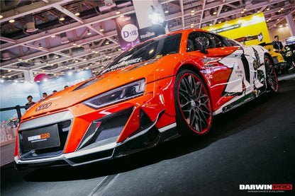 2016-2018 Audi R8 Coupe/Spyder IMPII Part Carbon Fiber Front Bumper - DarwinPRO Aerodynamics