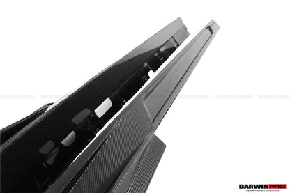 2016-2018 Audi R8 Coupe/Spyder iMPII Carbon Fiber Side Skirts Add on - DarwinPRO Aerodynamics