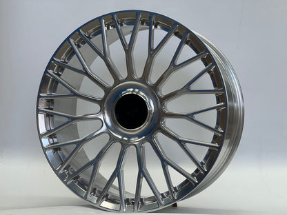E483 Polished Face 20x9.0 ET25 5.112.120 - Square Set (4 Wheels)