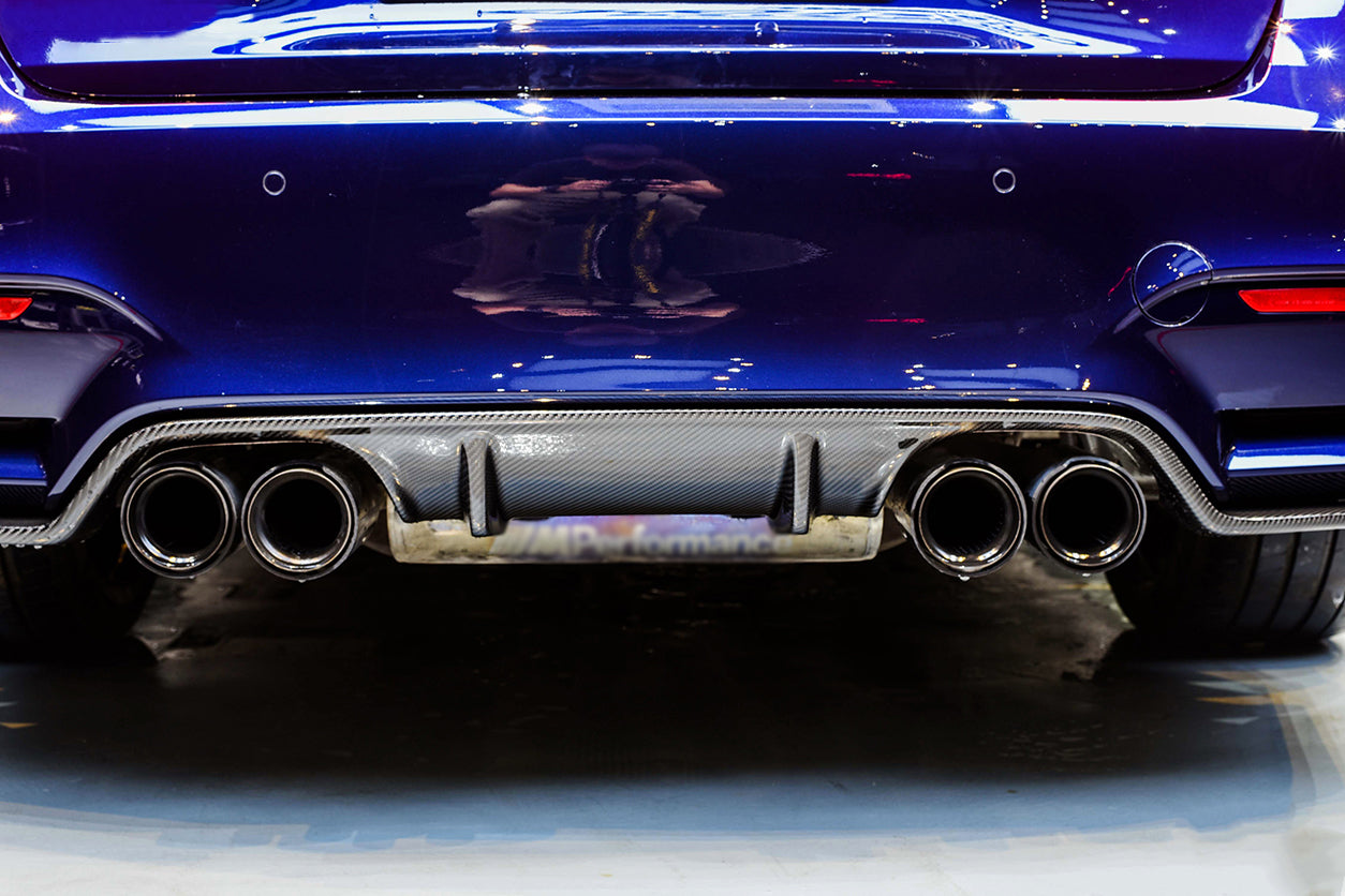 2014-2020 BMW M3 F80 & M4 F82 D Style Rear Diffuser - Carbonado