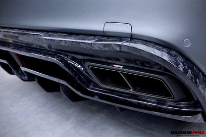 2015-2021 Mercedes Benz W205 C63/S AMG Sedan IMP Performance Carbon Fiber Rear Diffuser - DarwinPRO Aerodynamics