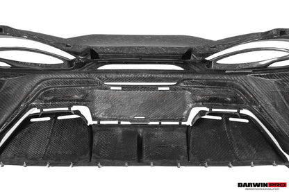 2018-2021 McLaren 600lt BKSS Style Partial Carbon Fiber Rear Bumper - DarwinPRO Aerodynamics