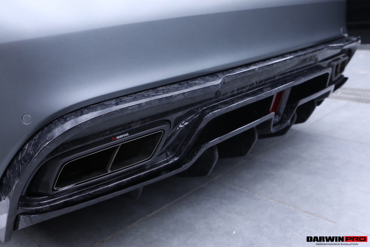 2015-2021 Mercedes Benz W205 C63/S AMG Sedan IMP Performance Carbon Fiber Rear Diffuser - DarwinPRO Aerodynamics
