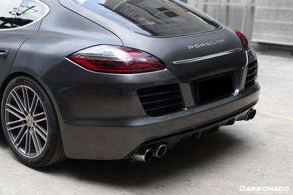 2010-2013 Porsche Panamera 970.1 ARN Style Rear Bumper - Carbonado
