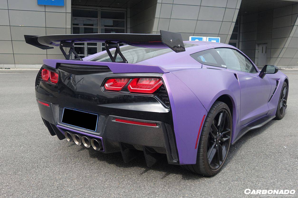 2013-2019 Corvette C7 Z51 RK Style Rear Lip - Carbonado Aero