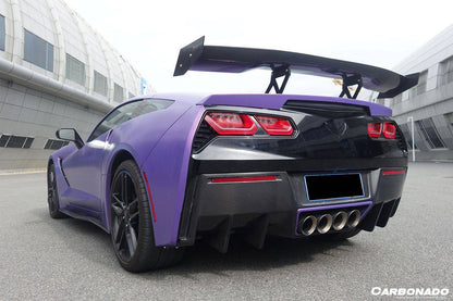 2013-2019 Corvette C7 Z51 RK Style Rear Lip - Carbonado Aero