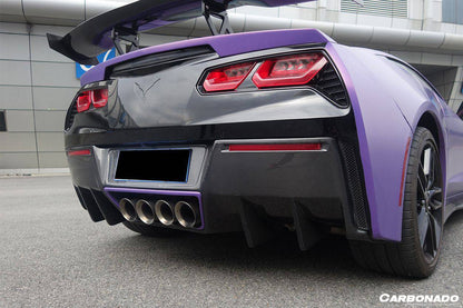 2013-2019 Corvette C7 Z51 RK Style Rear Lip - Carbonado Aero