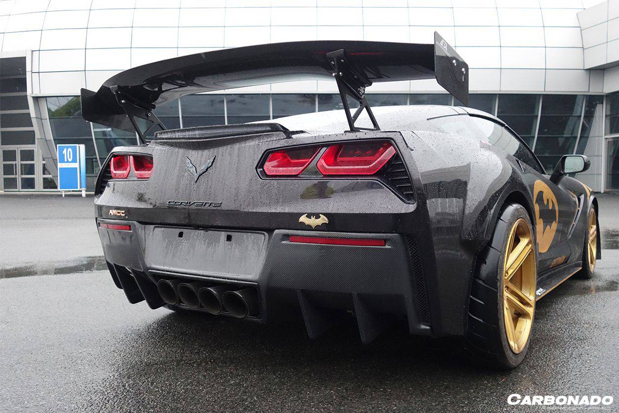 2013-2019 Corvette C7 Z51 RK Style Rear Lip - Carbonado