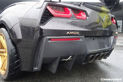 2013-2019 Corvette C7 Z51 RK Style Rear Lip - Carbonado Aero