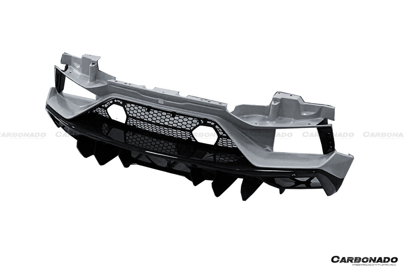 2011-2021 Lamborghini Aventador LP700 LP740 LP750 Coupe/Roadster SVJ Style Part Dry Carbon Fiber Rear Bumper - Carbonado