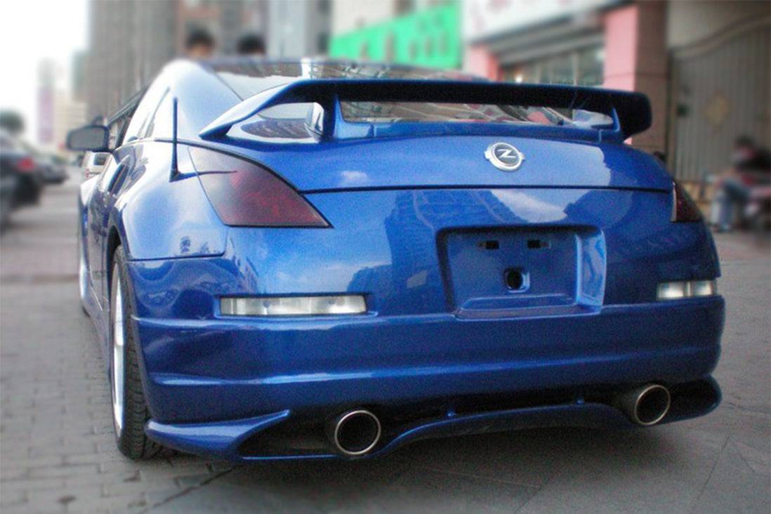 2003-2008 Nissan 350Z ES Style Fiber Reinforce Polymer Rear Valance - Carbonado