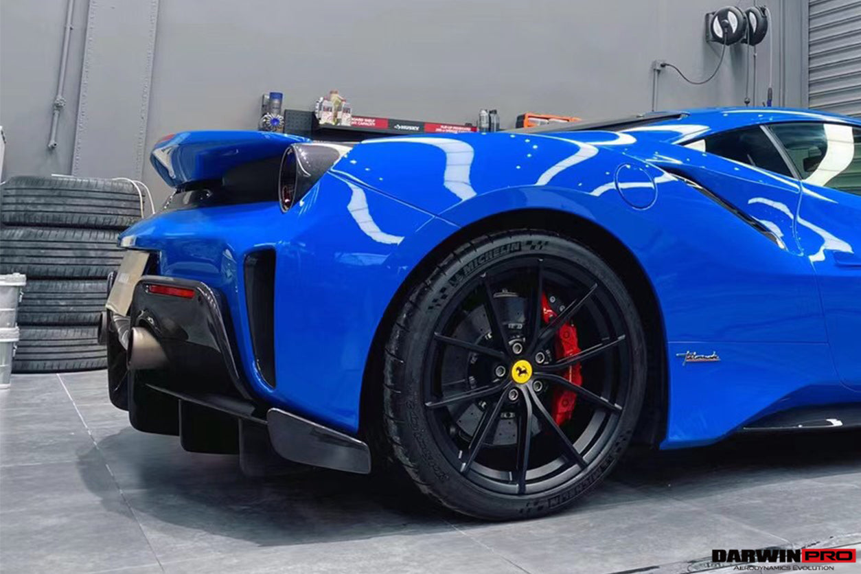 2018-2022 Ferrari 488 Pista Rear Bumper  (Not including Diffuser) - DarwinPRO Aerodynamics