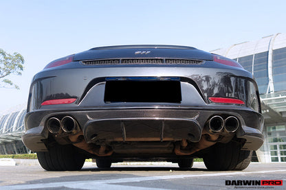 2009-2012 Porsche 911 997.2 Carrera/S 991GT3 Style Rear Bumper - DarwinPRO Aerodynamics