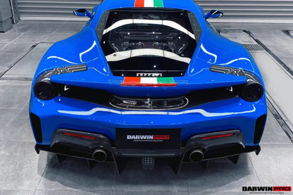 2018-2020 Ferrari 488 Pista Rear Bumper With Upper Shell (Not including Diffuser)