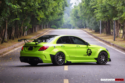 2015-2018 Mercedes Benz W205 C63/S AMG Sedan IMP Performance Carbon Fiber Rear Caps - DarwinPRO Aerodynamics