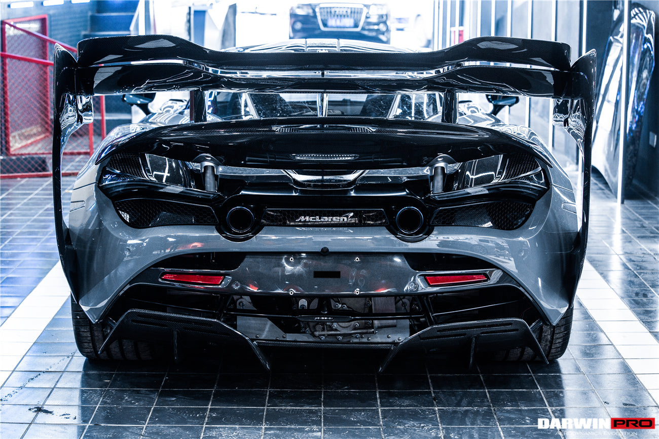 2017-2021 McLaren 720s BKSS Style Carbon Fiber Rear Diffuser - DarwinPRO Aerodynamics