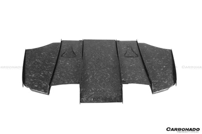 2008-2012 BMW M3 E92/E93 VA Style Carbon Fiber Rear Diffuser with Lip - Carbonado