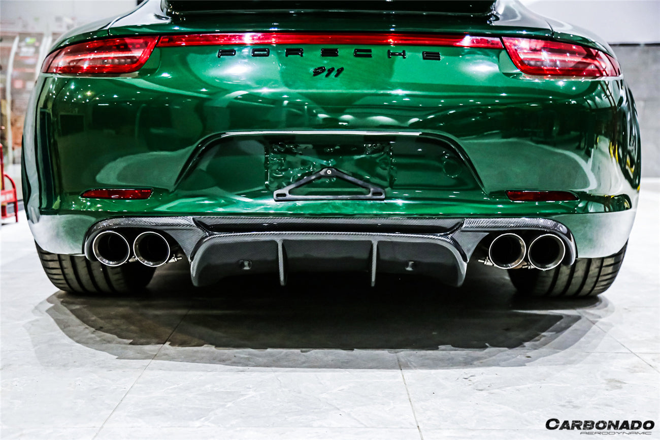 2012-2015 Porsche 911 991.1 Carrera/S/4S/GTS VRS-2 Style Rear Diffuser - Carbonado