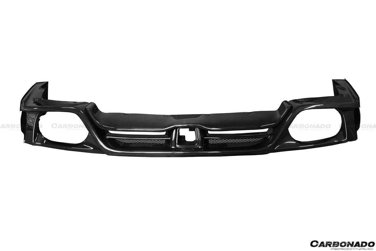 2008-2016 Nissan GTR R35 CBA/DBA VA Style Rear Bumper with Diffuser - Carbonado