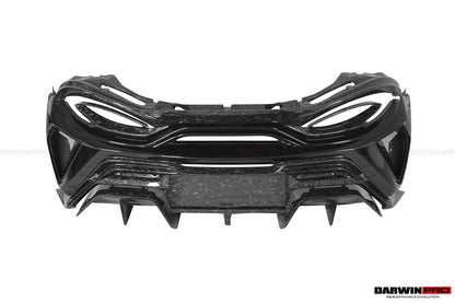 2018-2021 McLaren 600lt BKSS Style Partial Carbon Fiber Rear Bumper - DarwinPRO Aerodynamics