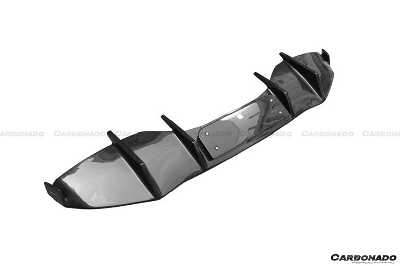2015-2020 Lamborghini Huracan LP610 RZS Style Carbon Fiber Rear Diffuser - Carbonado