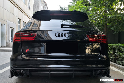 2013-2018 Audi RS6 Avant Carbon Fiber Rear Lip - DarwinPRO Aerodynamics