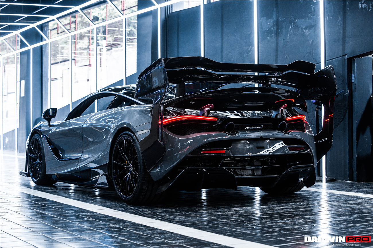 2017-2021 McLaren 720s BKSS Style Carbon Fiber Rear Diffuser - DarwinPRO Aerodynamics